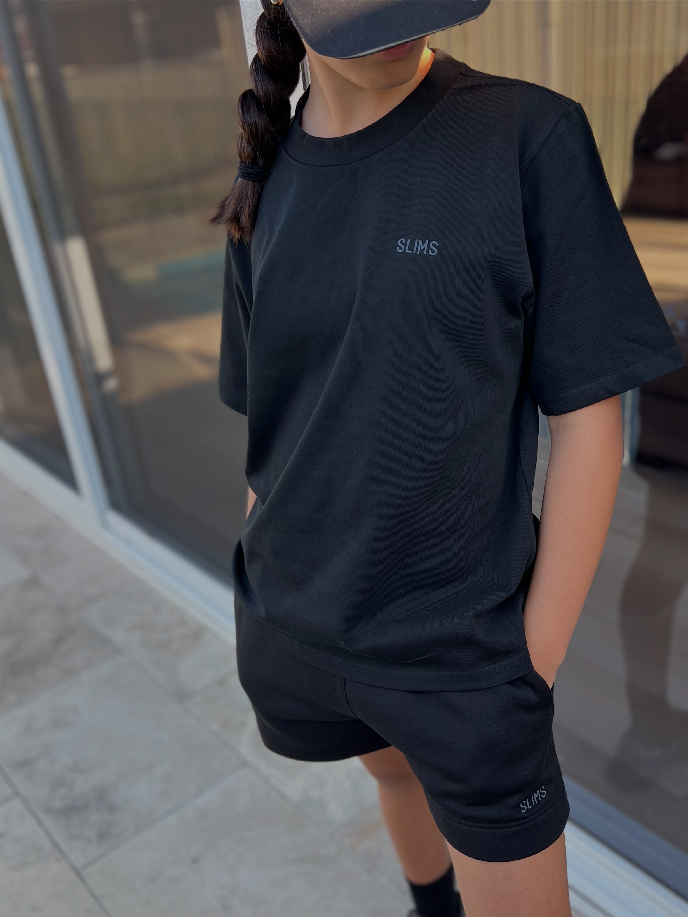 Womens Black Slims Shorts (Shorts Only) PRE-PAID ITEM ONLY