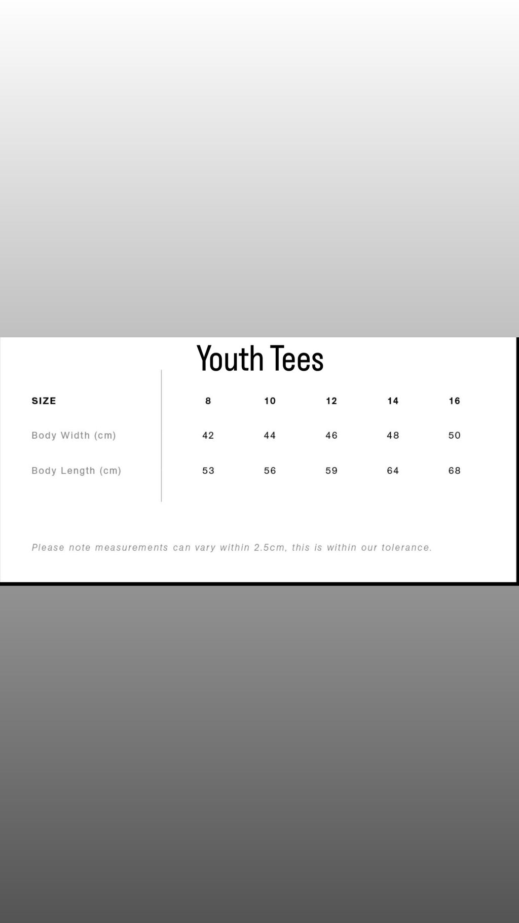 Black Kids and Youth Slims Set- PRE-PAID ITEM