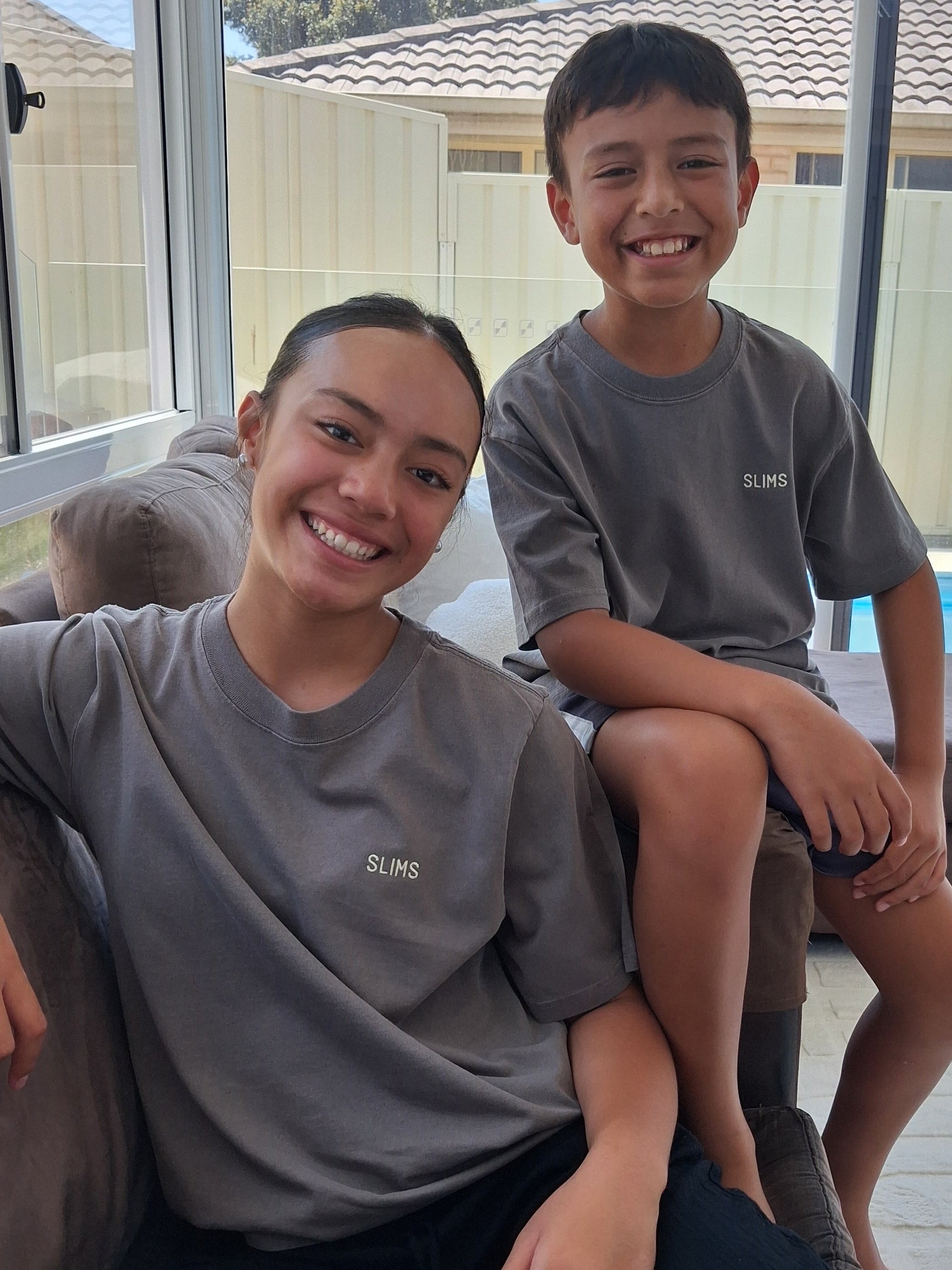 Kids and Youth Grey Slims Tee (T-Shirt Only)