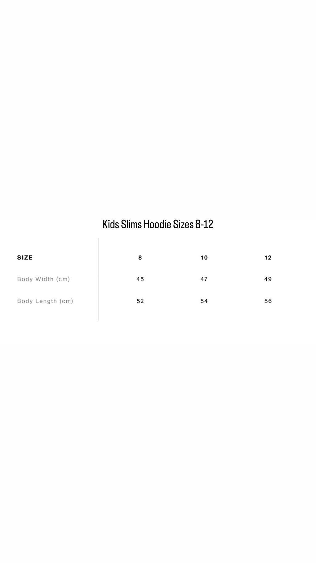 Kids Slims Hoodie (Pre-Order)-NEW
