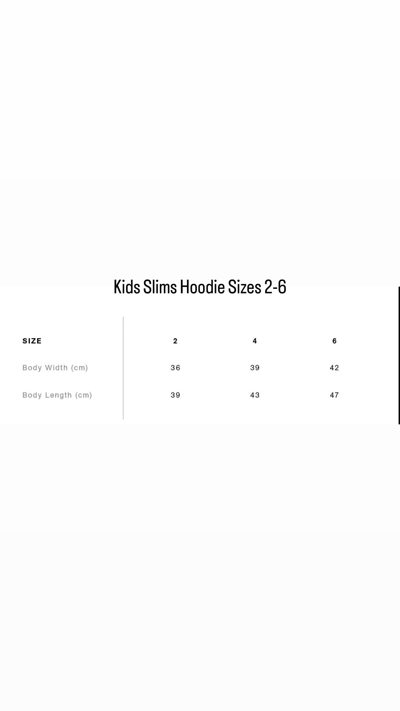 Kids Slims Hoodie (Pre-Order)-NEW