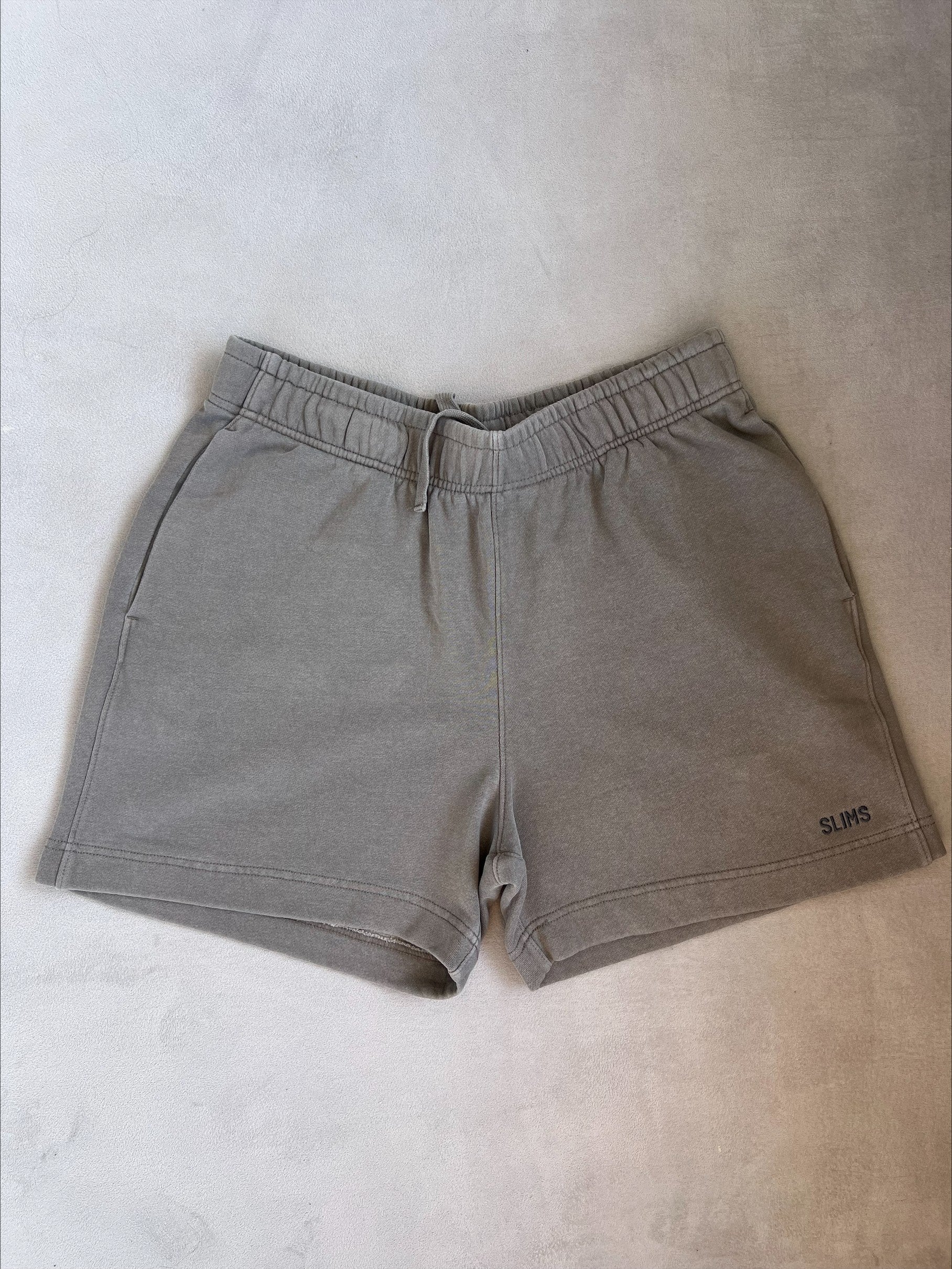 Mens Grey Slims Shorts (Shorts Only) -PREPAID ITEM